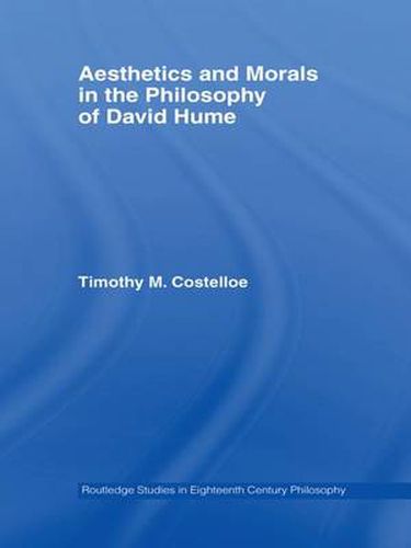 Cover image for Aesthetics and Morals in the Philosophy of David Hume