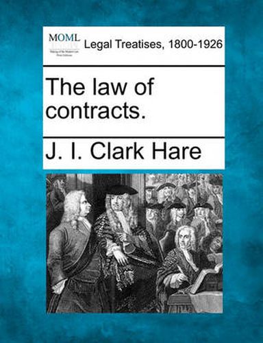 Cover image for The Law of Contracts.