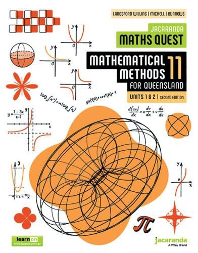 Cover image for Jacaranda Maths Quest 11 Mathematical Methods Units 1&2 for Queensland, 2e learnON & Print