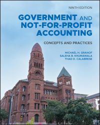 Cover image for Government and Not-for-Profit Accounting - Concepts and Practices, Ninth Edition