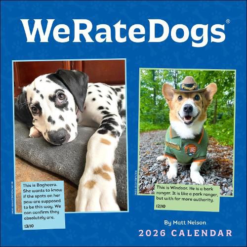 Cover image for WeRateDogs 2026 Wall Calendar