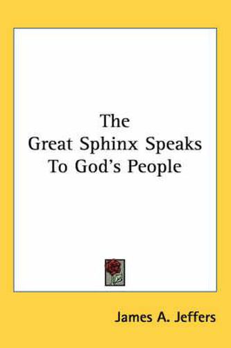 Cover image for The Great Sphinx Speaks to God's People