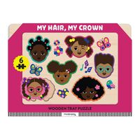 Cover image for My Hair, My Crown Wooden Tray Puzzle