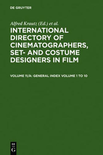 Cover image for Film Titles, General Index Volume 1 - 10