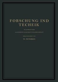 Cover image for Forschung Und Technik: Im Auftrage Der Allgemeinen Elektricitats-Gesellschaft