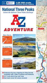 Cover image for National Three Peaks A-Z Adventure Atlas