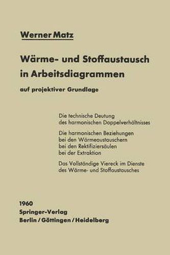 Cover image for Warme- Und Stoffaustausch in Arbeitsdiagrammen Auf Projektiver Grundlage