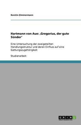 Cover image for Hartmann von Aue: 'Gregorius, der gute Sunder