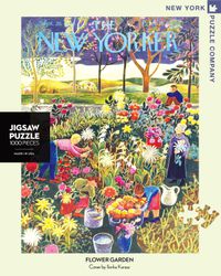 Cover image for Flower Garden Jigsaw Puzzle (1000 pieces)