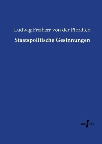 Cover image for Staatspolitische Gesinnungen