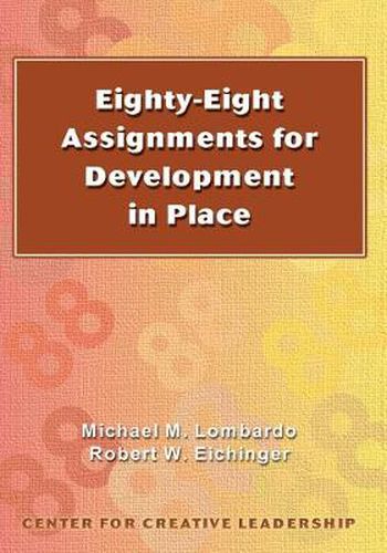 Eighty-eight Assignments for Development in Place