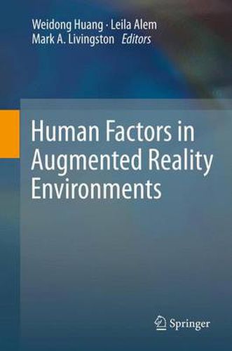 Cover image for Human Factors in Augmented Reality Environments