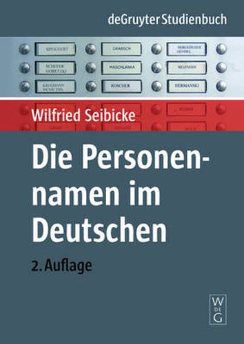 Die Personennamen im Deutschen