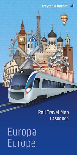 Cover image for Europe Rail Travel Map