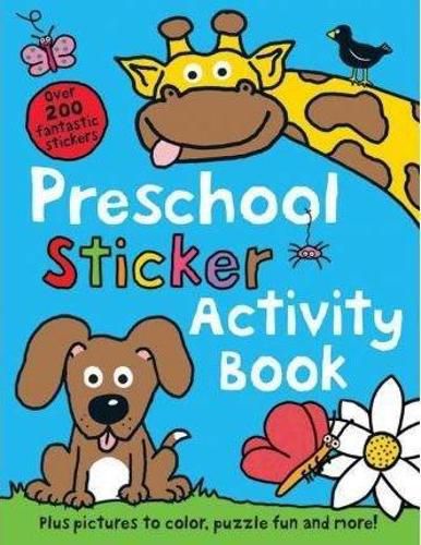 Cover image for Preschool Color & Activity Book: With Pictures to Color, Puzzle Fun, and More!