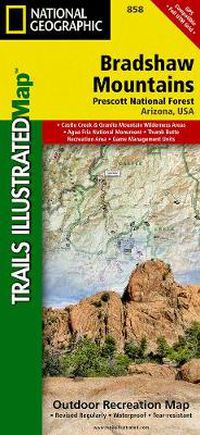 Cover image for Bradshaw Mountains, Prescott National Forest: Trails Illustrated Other Rec. Areas