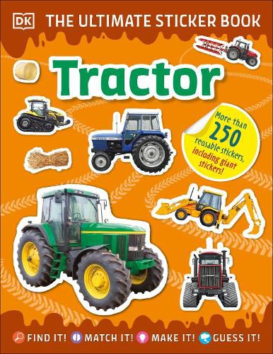 Cover image for The Ultimate Sticker Book Tractor