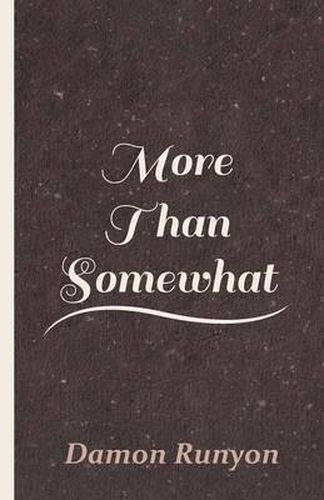 Cover image for More Than Somewhat