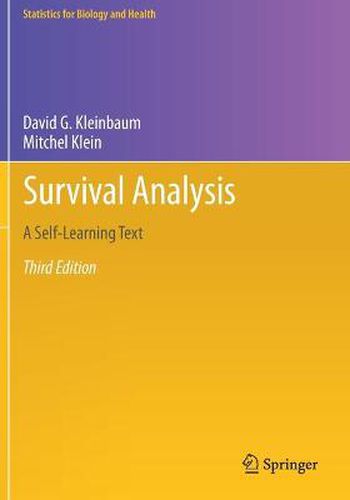 Cover image for Survival Analysis: A Self-Learning Text, Third Edition