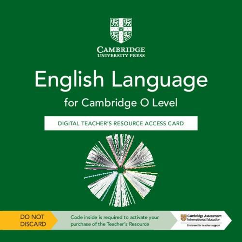 Cover image for Cambridge O Level English Language Digital Teacher's Resource Access Card