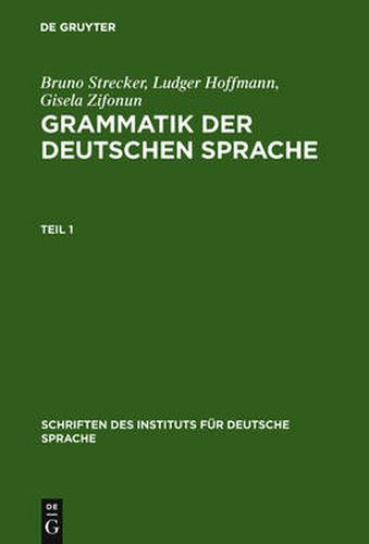 Cover image for Grammatik der deutschen Sprache