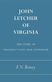 Cover image for John Letcher of Virginia