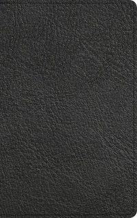 Cover image for NASB Single-Column Personal Size Bible, Holman Handcrafted Edition, Black Premium Goatskin