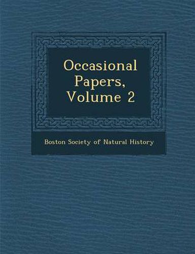 Cover image for Occasional Papers, Volume 2