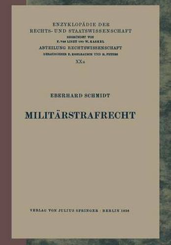 Militarstrafrecht