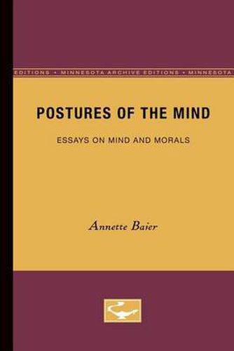 Cover image for Postures of the Mind: Essays on Mind and Morals