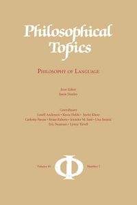 Cover image for Philosophical Topics 45.2: Philosophy of Language