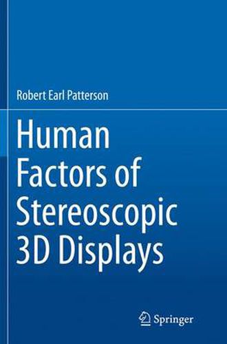 Cover image for Human Factors of Stereoscopic 3D Displays