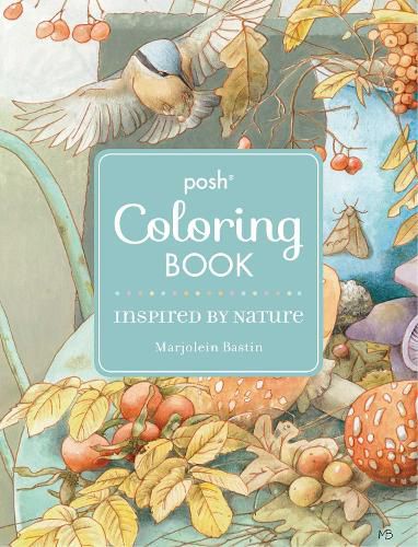 Cover image for Posh Adult Coloring Book: Inspired by Nature