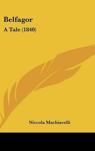 Cover image for Belfagor: A Tale (1840)
