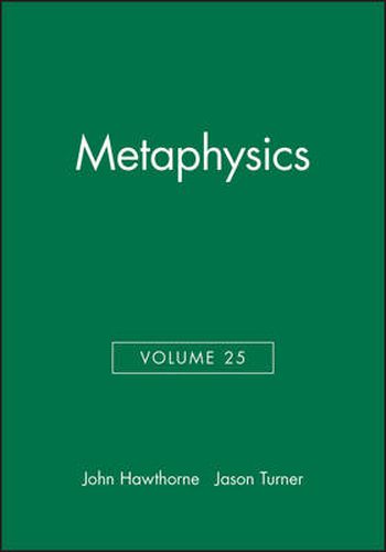 Cover image for Philosophical Perspectives: Metaphysics