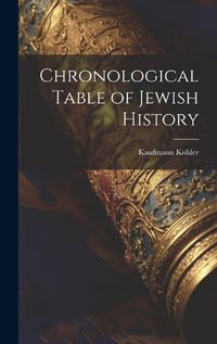 Cover image for Chronological Table of Jewish History