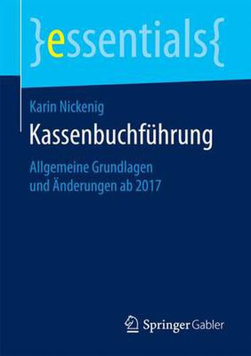 Cover image for Kassenbuchfuhrung: Allgemeine Grundlagen und AEnderungen ab 2017