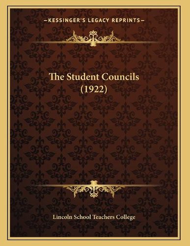 Cover image for The Student Councils (1922)