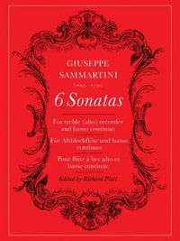 Cover image for Six Sonatas