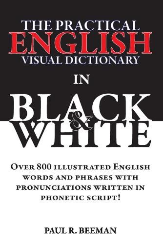 Cover image for The Practical English Visual Dictionary in Black and White