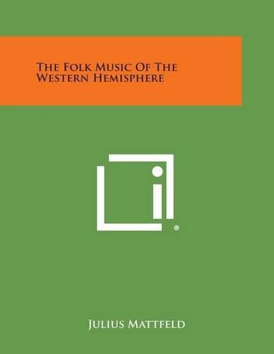 Cover image for The Folk Music of the Western Hemisphere