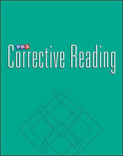 Cover image for Corrective Reading Comprehension Level C, Teacher Materials