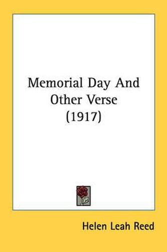 Memorial Day and Other Verse (1917)