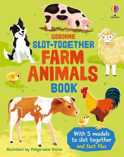 Cover image for Slot-together Farm Animals Book