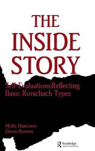 Cover image for The Inside Story: Self-Evaluations Reflecting Basic Rorschach Types