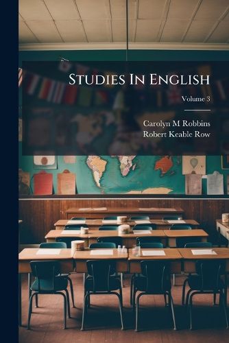 Cover image for Studies In English; Volume 3