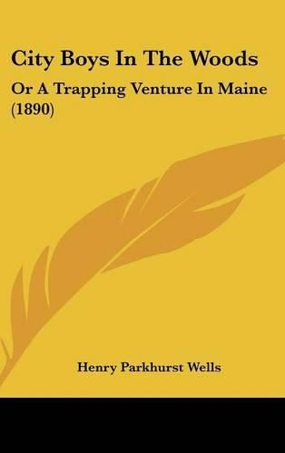 Cover image for City Boys in the Woods: Or a Trapping Venture in Maine (1890)