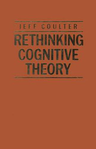 Cover image for Rethinking Cognitive Theory