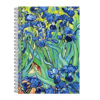 Cover image for Van Gogh Irises Wire-O Journal 6 X 8.5"