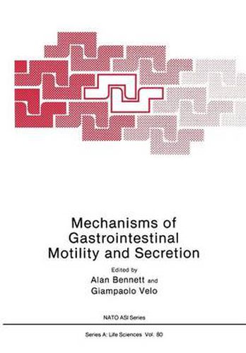 Cover image for Mechanisms of Gastrointestinal Motility and Secretion